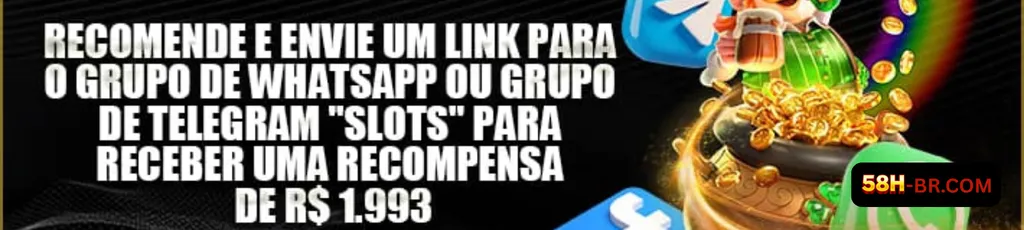 Promoções gerais 58H cassino